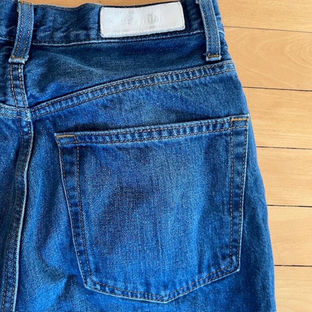 Re/done 70s ultra high rise wide leg jeans, size 27 - Picture 9 of 10